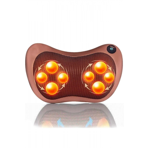 8 Toplu Masaj Yastığı Ayak Bel Boyun Sırt Vücut Omuz Aleti Yeni Model Masaj Yastığı