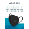 N95 Maske Siyah Renk 10 Adet