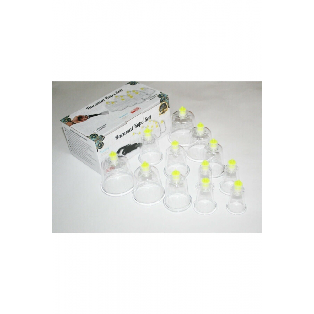 12li Hacamat Kupa Cekme Seti