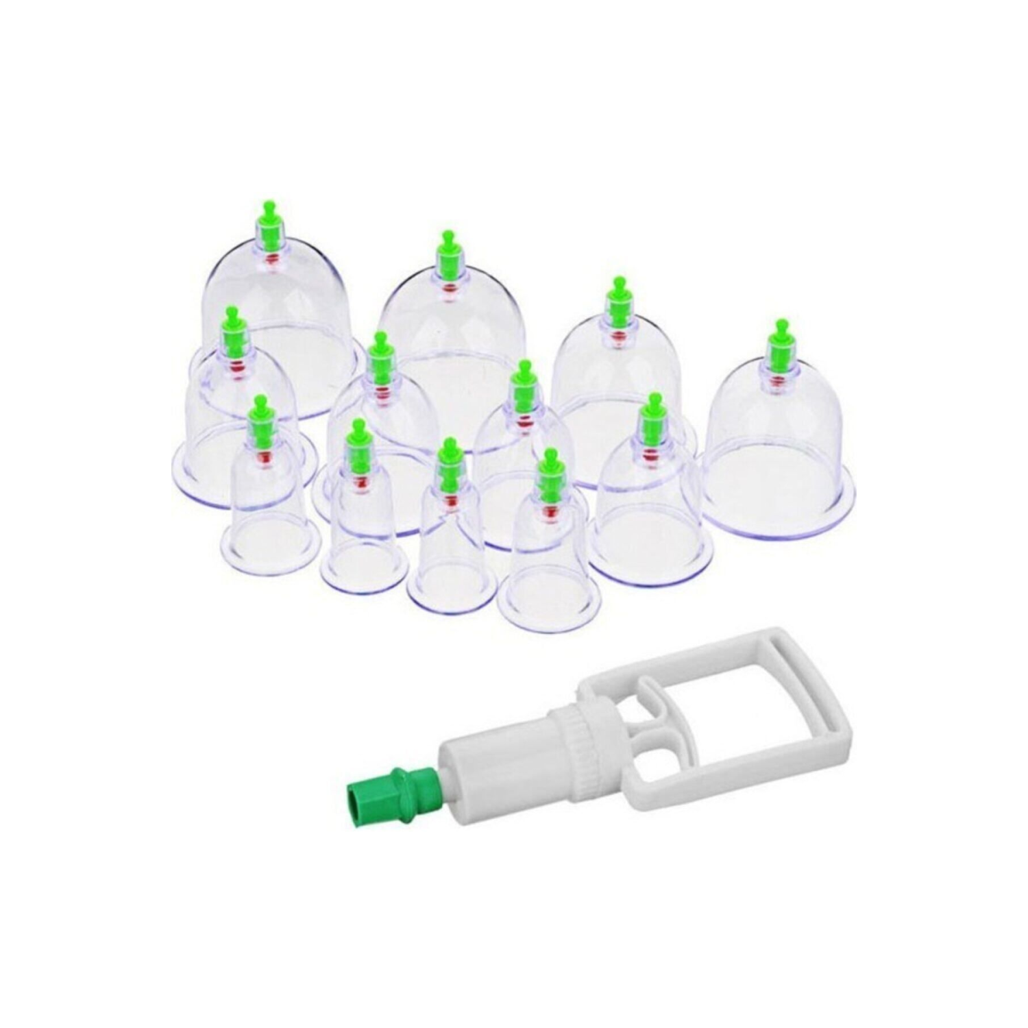 13 Parça Hacamat Kupa Çekme Seti - Vakumlu Masaj Aleti Seti