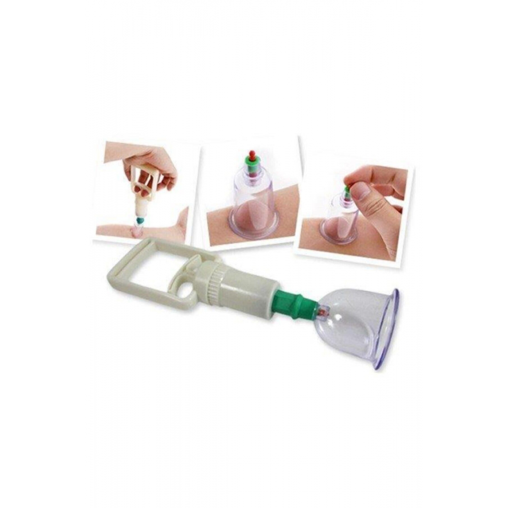 Vakumlu Bardak Kupa Çekme Seti Hacemat 12 Li Set