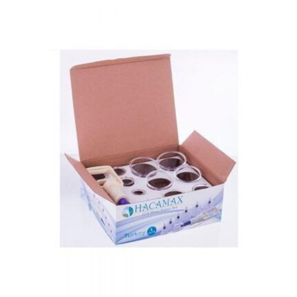 Vakumlu Hacamat Kupa Çekme Seti Masaj Aleti 12'li