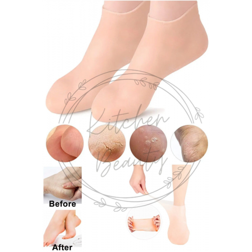 Silikon Ayak Bakım Çorabı Nemlendirici Jel Çorap Çatlak Önleyici Ölü Deri Atıcı Çorap Ayak Bakımı