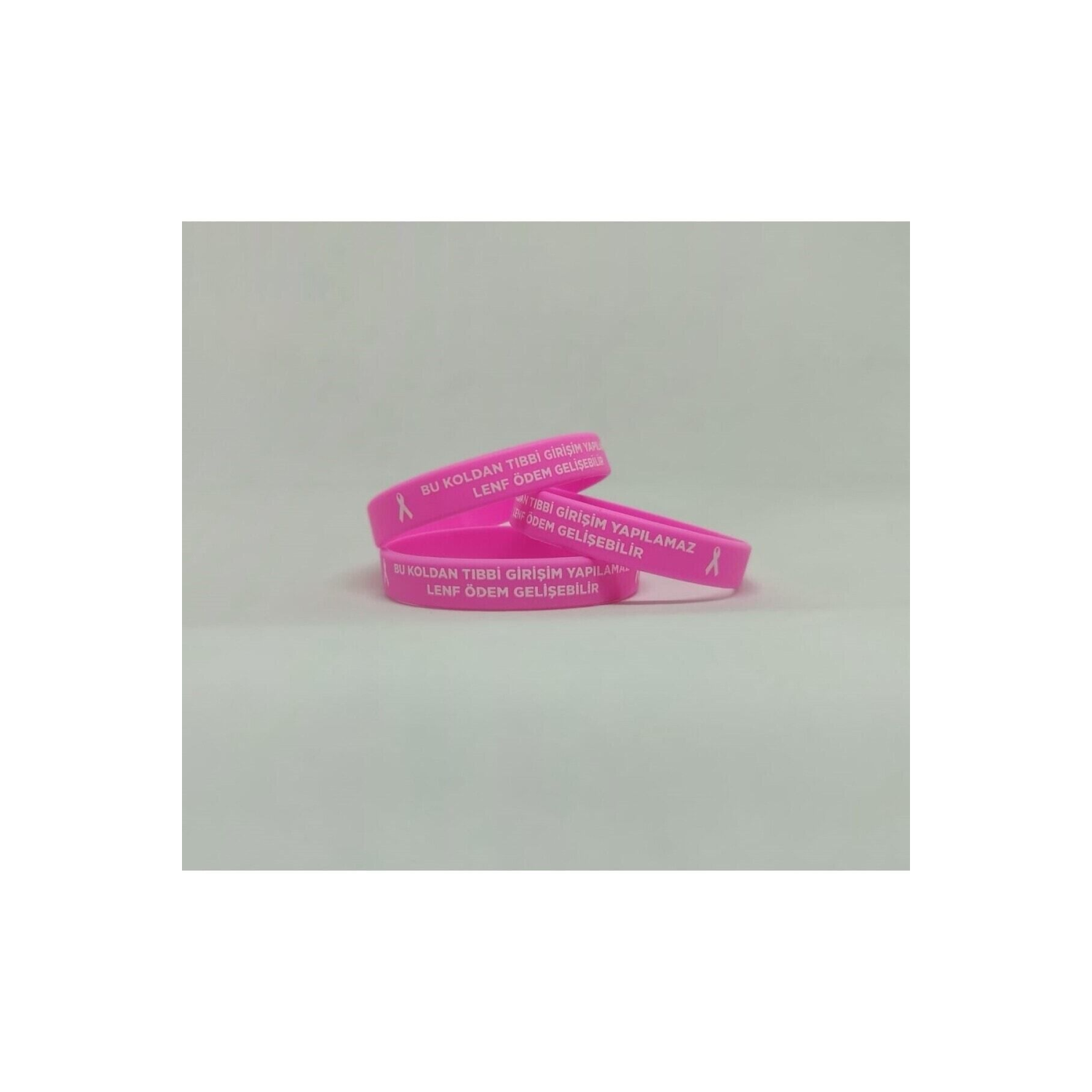 Lenfödem Farkındalık Bilekliği Uyarı Bilekliği 1 Adet