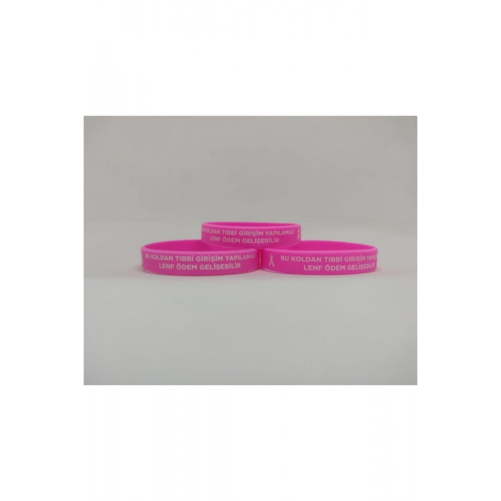 Lenfödem Farkındalık Bilekliği Uyarı Bilekliği 1 Adet
