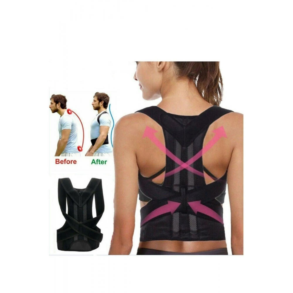 Balenli Dik Duruş Korsesi Kamburluk Önleyici Ortopedik Korse Sırt Omuz Bel Destekleyici