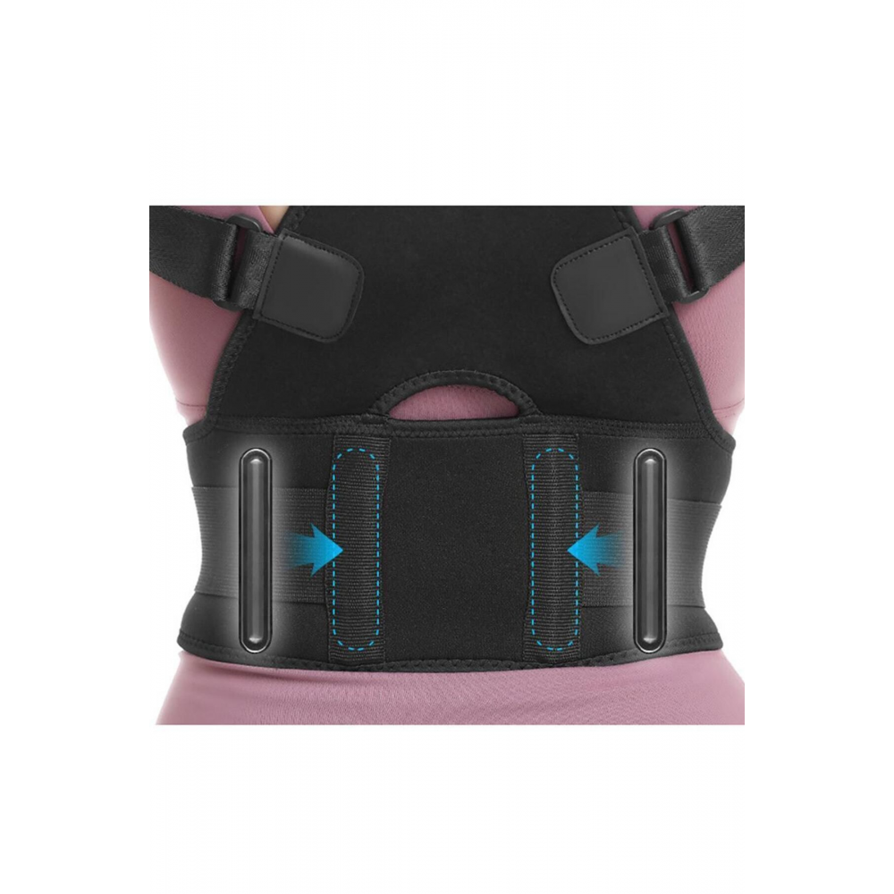 Dik Duruş Korsesi Kadın Erkek Kamburluk Önleyici Korse Sırt Omuz Kambur Dikduruş Durmak Için