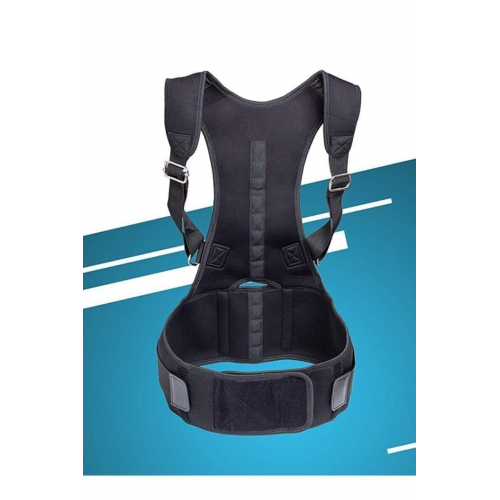 Manyetik Korse Bel Ve Sırt Destek Ortopedik Dik Duruş Korsesi Omuz Skolyoz