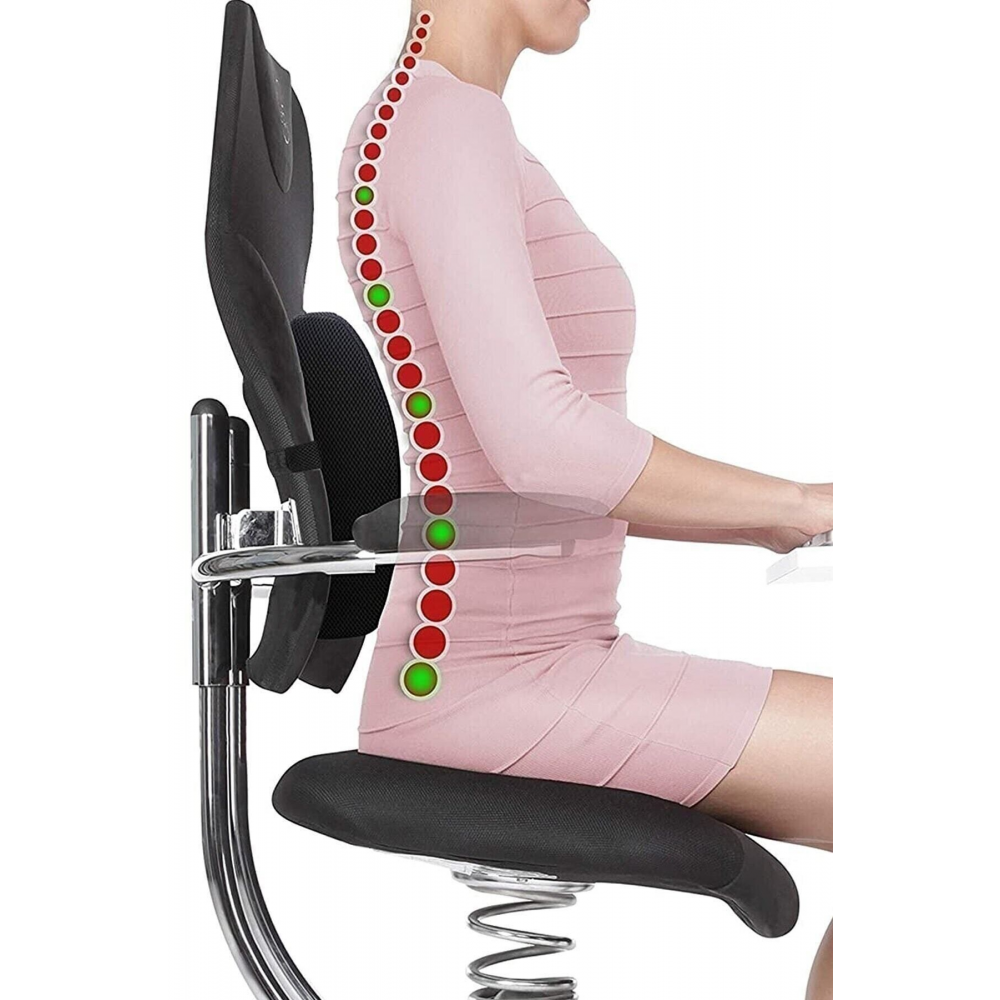 Ortopedik Ofis Sandalye Oto Araç Koltuk Bel Destek Yastığı Sırt Minderi