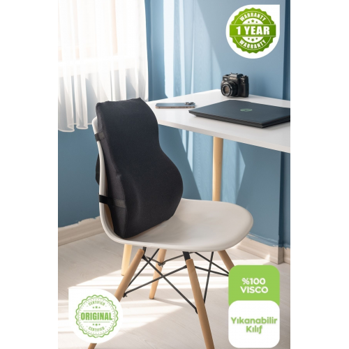 Visco Bel Yastığı Sırt Minderi Ortopedik Bel Minderi Ortopedik Sırt Yastığı %100 Visco Destek Minder