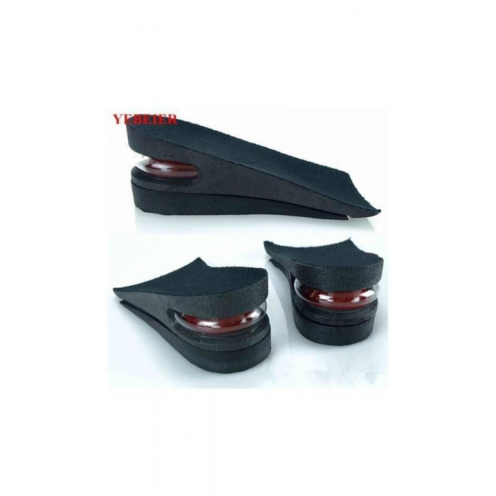 Ünisex 5 Cm Tam Boy Uzatıcı Tabanlık Hava Yastıklı Uzatan Ayakkabı Tabanlığı Gizli Topuk Yükselten