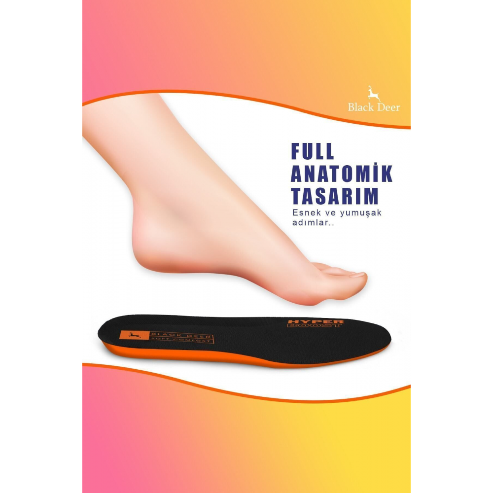 X30 Yumuşak Ortopedik Tabanlık,rahat Tabanlık,konfor Tabanı,spor Tabanlığı,erkek,kadın,siyah