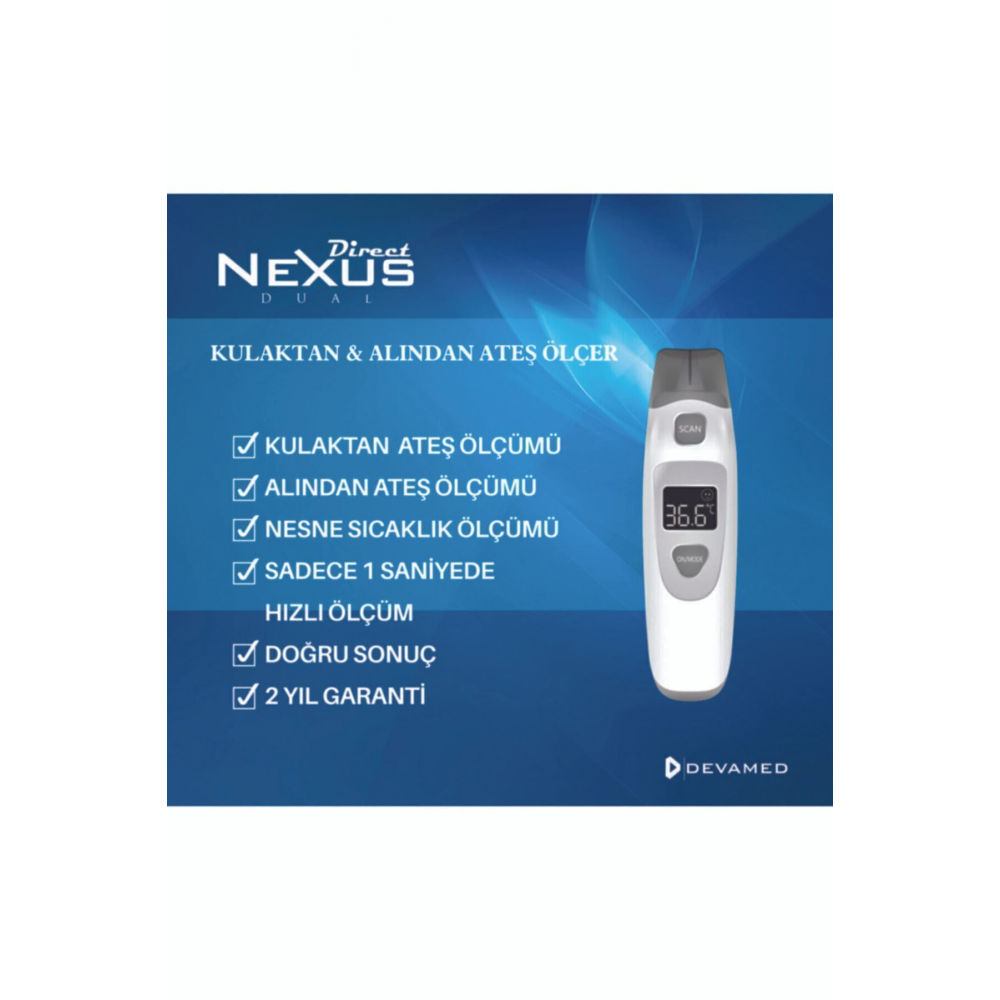 Dual Kulaktan & Alından Ateş Ölçer Kutulu Ürün