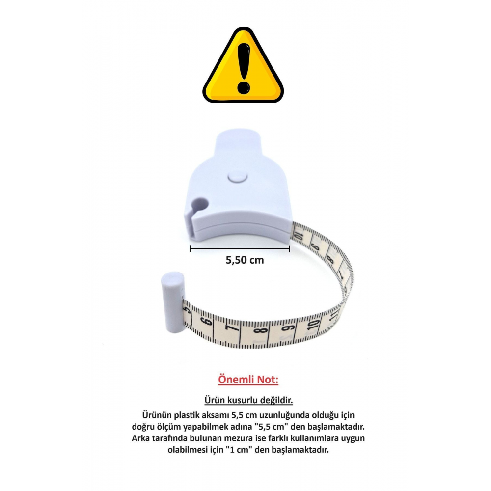 Sporcu Baş Ve Vücut, Kafa Çevresi Ölçüm Aleti Bel Ölçme Metresi Mezura Terzi Ölçüm Aleti