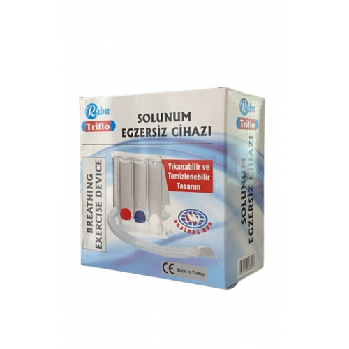 Triflo Solunum Egzersiz Cihazı 3 Top Üfleme Topu Nefes Egzersizi
