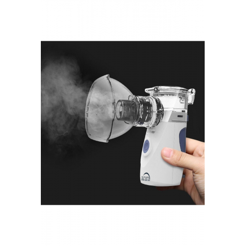 Pilli, USB Kablolu, Yetişkin ve Çocuk Maske Mesh Nebulizatör