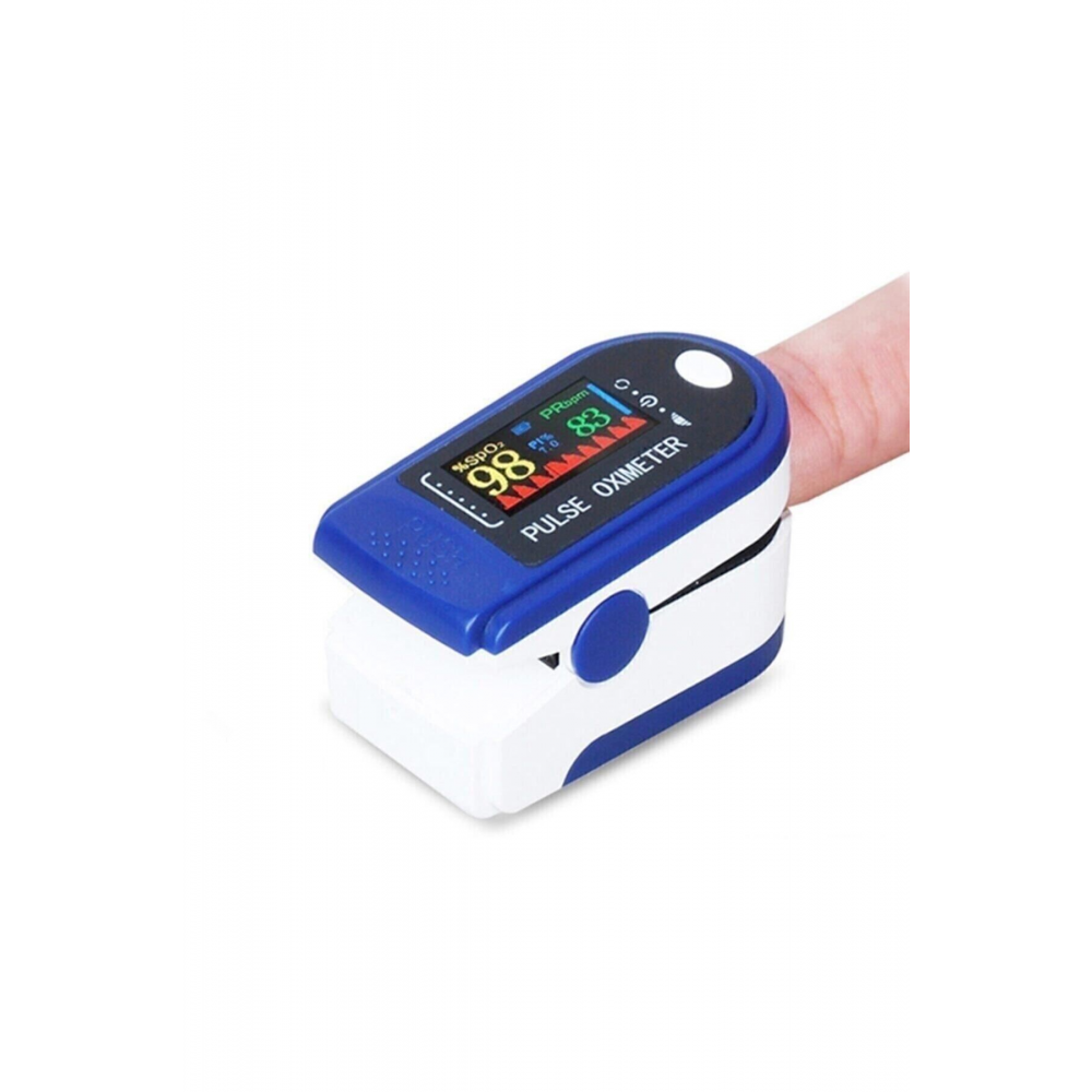 Oksimetre Parmaktan Nabız Ölçer Oksijen Ölçüm Cihazı Nabız Ve Oksijen Satürasyon Ölçüm Aleti