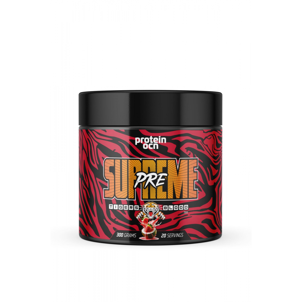 PREWORKOUT SUPREME Tigers Blood - 300g - 20 servis