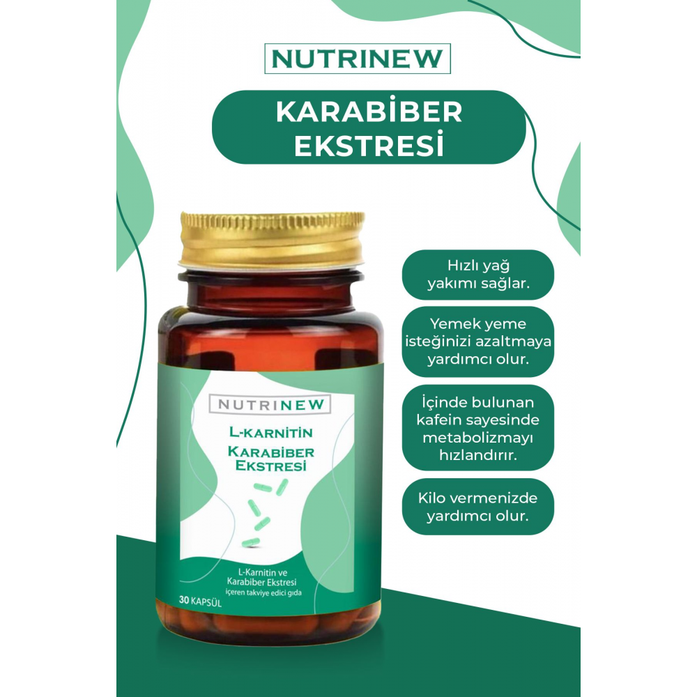 Karabiber Extreli L-karnitin 30 Kapsül