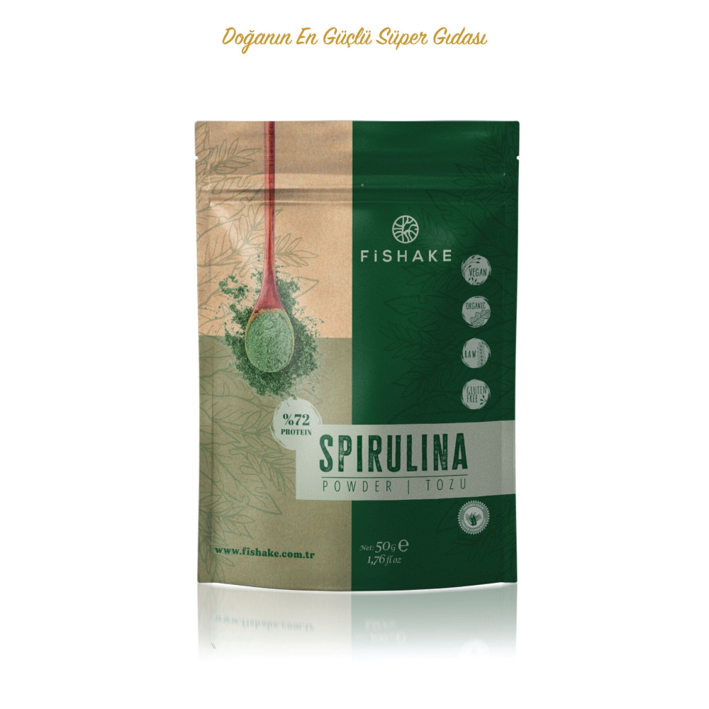 Organik Spırulına Tozu / Powder 50 gr