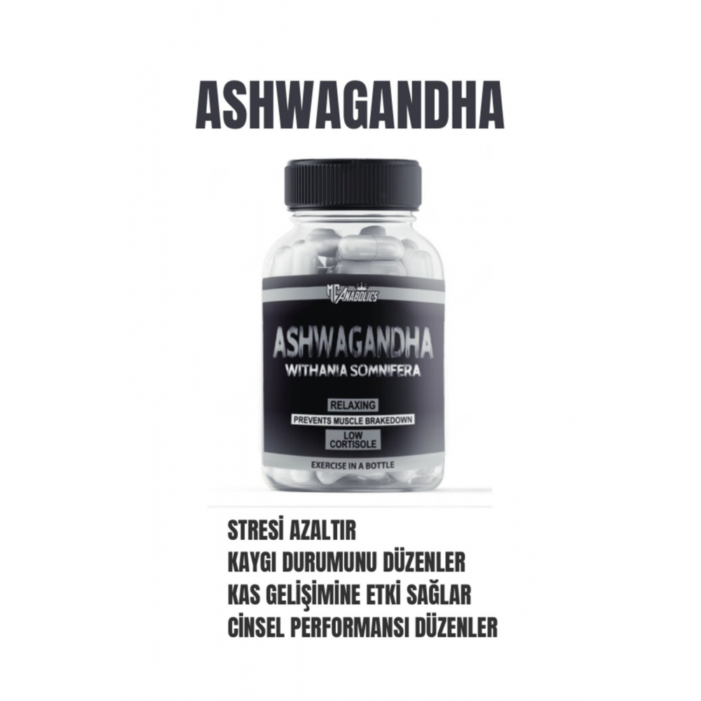 Ashwagandha Full Spectrum 500mg 60 Kapsül Mc Sarms