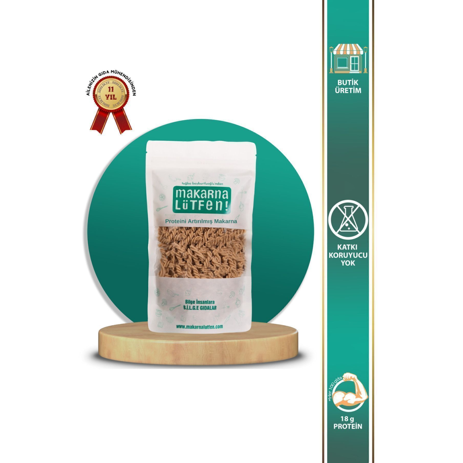 Proteini Artırılmış Makarna (su Değmeden-süt & Yumurtalı-250 Gram)