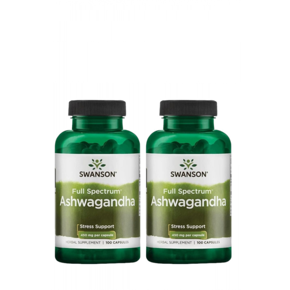 Swanson Ashwagandhaa 450mg 100 Kapsül Aşvaganda (USA FORM)