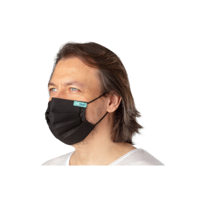 Unisex Siyah Antiviral Maske Konfor Modeli Yetişkin Çocuk Bebek Maskesi ve Maske Boyun Askısı