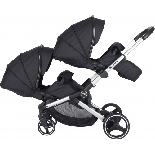 Prego 2071 Ibiza Pro İkiz Bebek Arabası Siyah