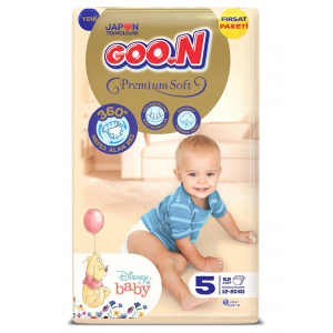 Goon Premium Soft Bebek Bezi 5 Beden 12-20 Kg 52 Adet
