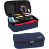 Ragzan büyük formatlı kalem kutusu, çanta tutucu, kırtasiye malzemeleri, yazı masası düzenleyici, fermuarlı, okul ve ofis malzemeleri için (mavi)