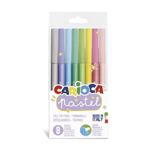 Carioca Pastel Süper Yıkanabilir KEçeli Kalem 8'li