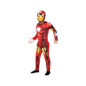 Iron Man Kassız Karakter Kostümü 7-9 Yaş