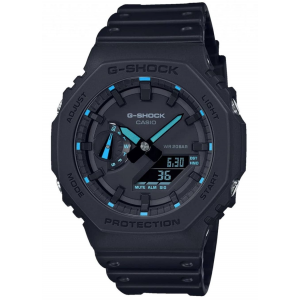 Casio Watch GA-2100-1A3ER, Schwarz, tek beden, RELOJ ANALOGICO DIGITAL CASIO G-SHOCK TREND GA-2100-1A3ER 49MM NEGRO