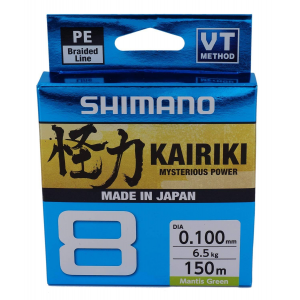 Shimano Kairiki 8 150m Mantis Green Ip Misina